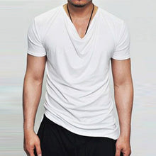 Load image into Gallery viewer, Men Hip Hop Short Sleeve t shirt Hem t-shirt Men Casual Summer Tops t shirts