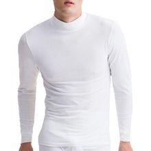Load image into Gallery viewer, Autumn Winter Men High Neck Long Sleeve t shirts Basic t-shirt Men Warm Solid Slim Fit